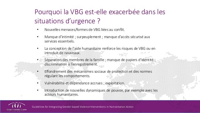 Module 3 Lutter contre la VBG dans les situations d'urgence