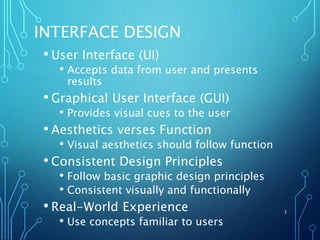Module 3 GUI Design | PPT