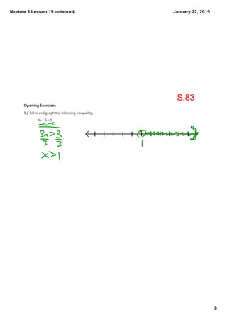 Module 3 Lesson 15.notebook
9
January 22, 2015
S.83