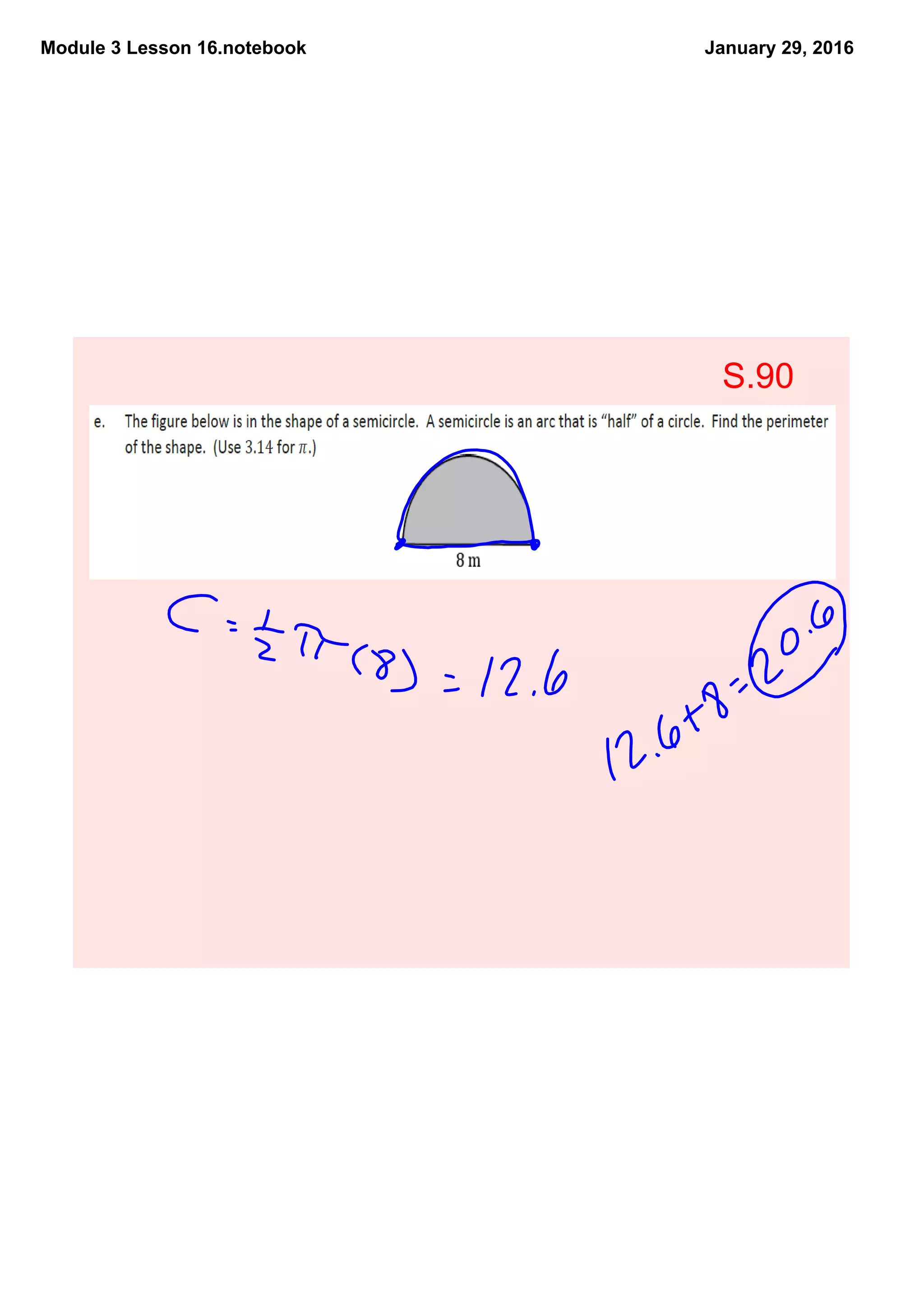 Module 3 Lesson 16.notebook January 29, 2016
S.90
 
