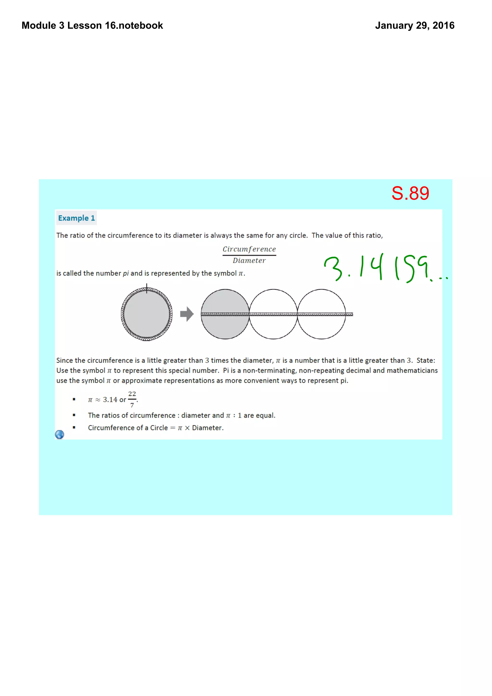 Module 3 Lesson 16.notebook January 29, 2016
S.89
 