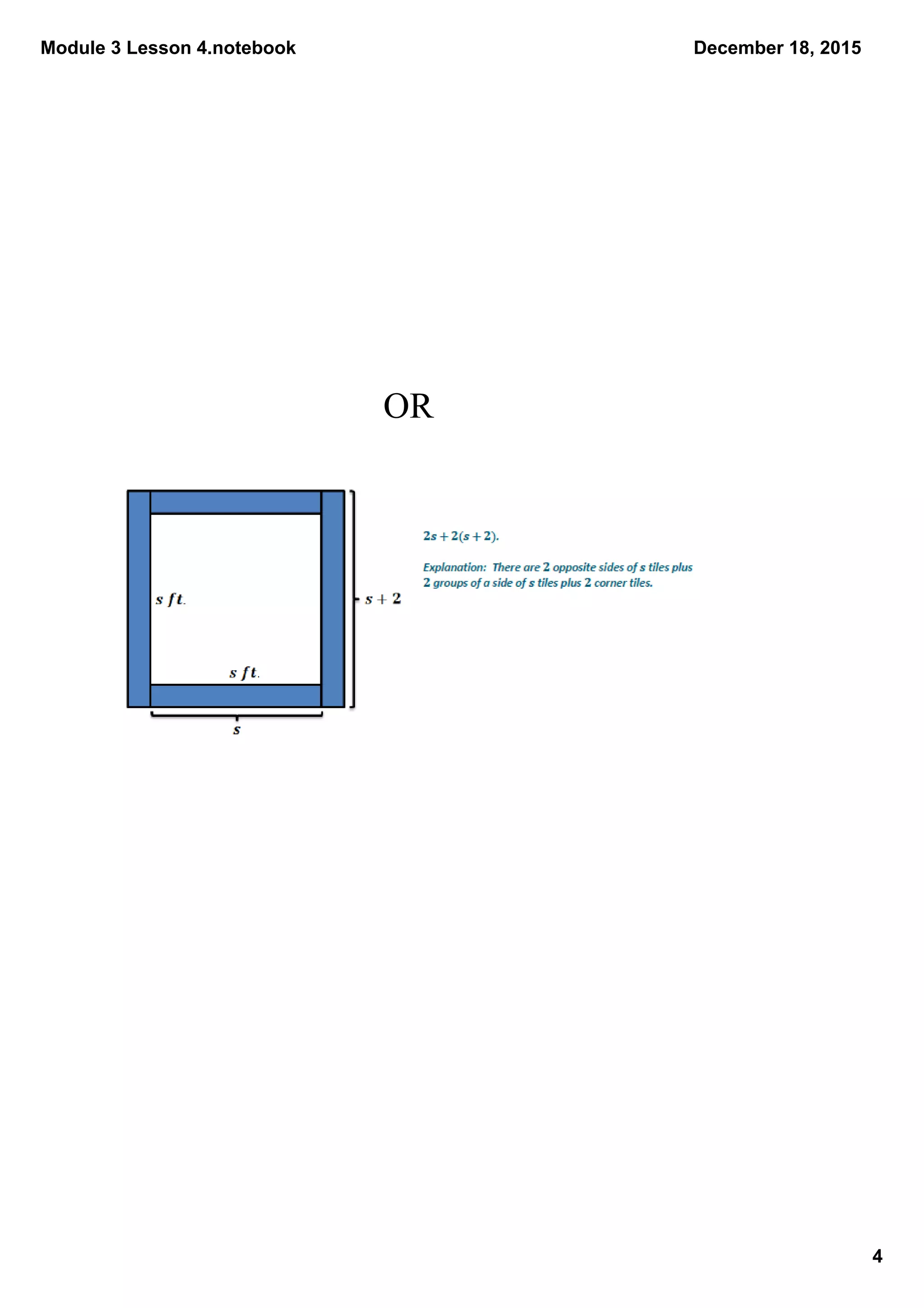 Module 3 Lesson 4.notebook
4
December 18, 2015
OR
 