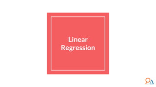 Linear
Regression
 