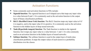 Neural Networks and its related Concepts | PPTX