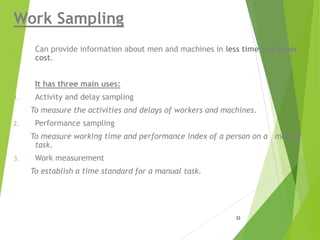 Work Sampling Studies module 3 OM.ppt