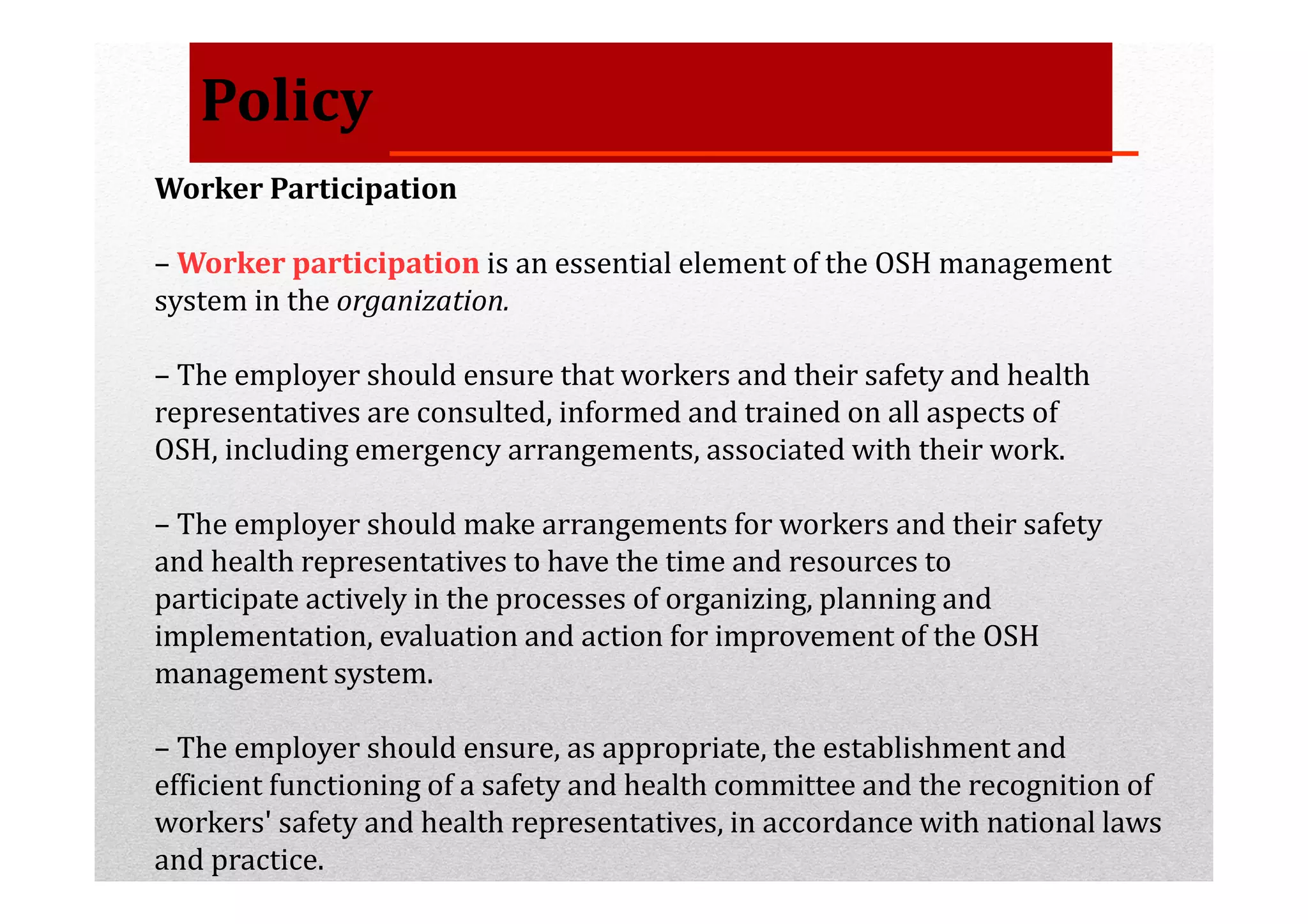 Module 3 OSH Management System MS1722:2003 OSH-MS | PDF