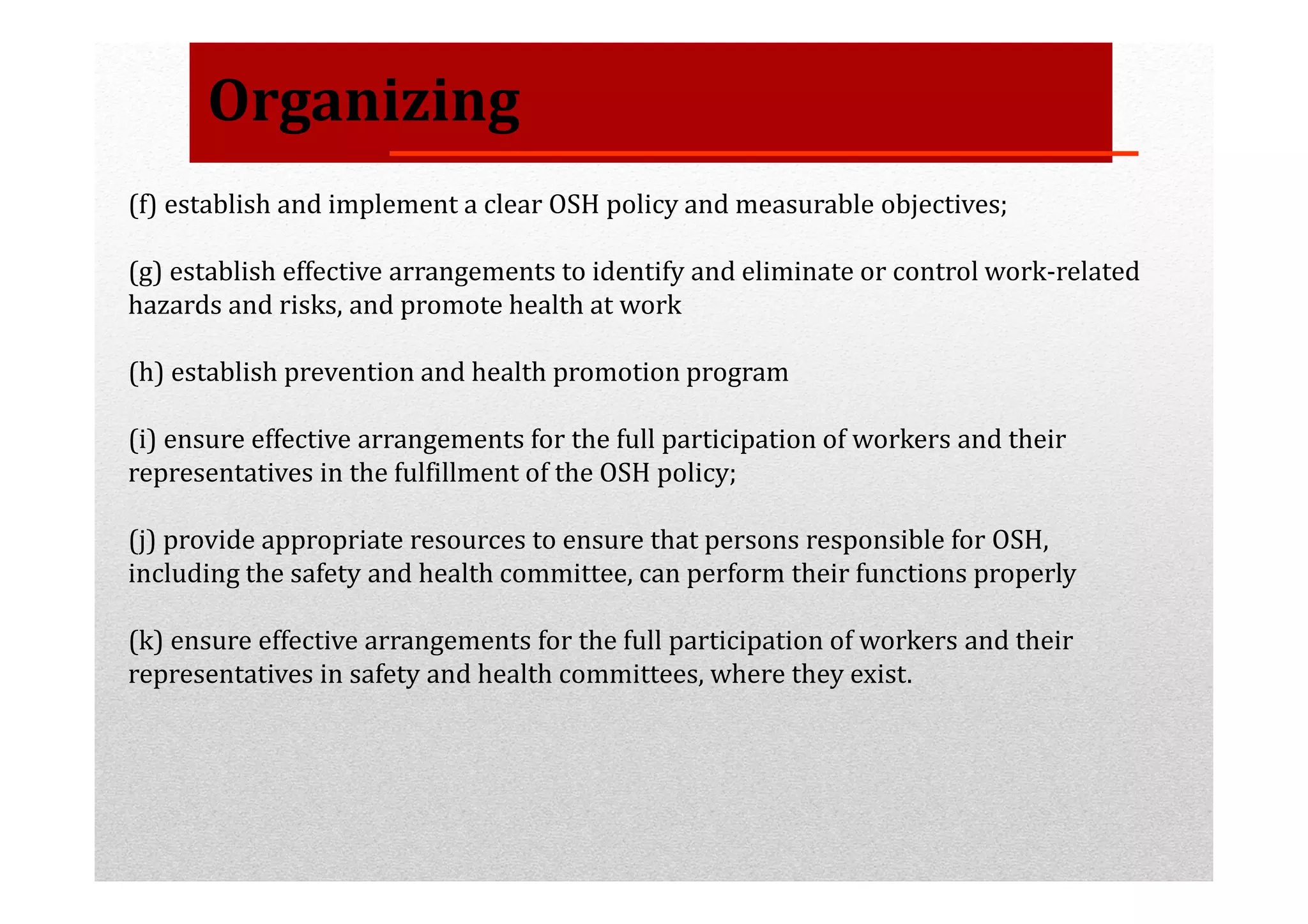 Module 3 OSH Management System MS1722:2003 OSH-MS | PDF