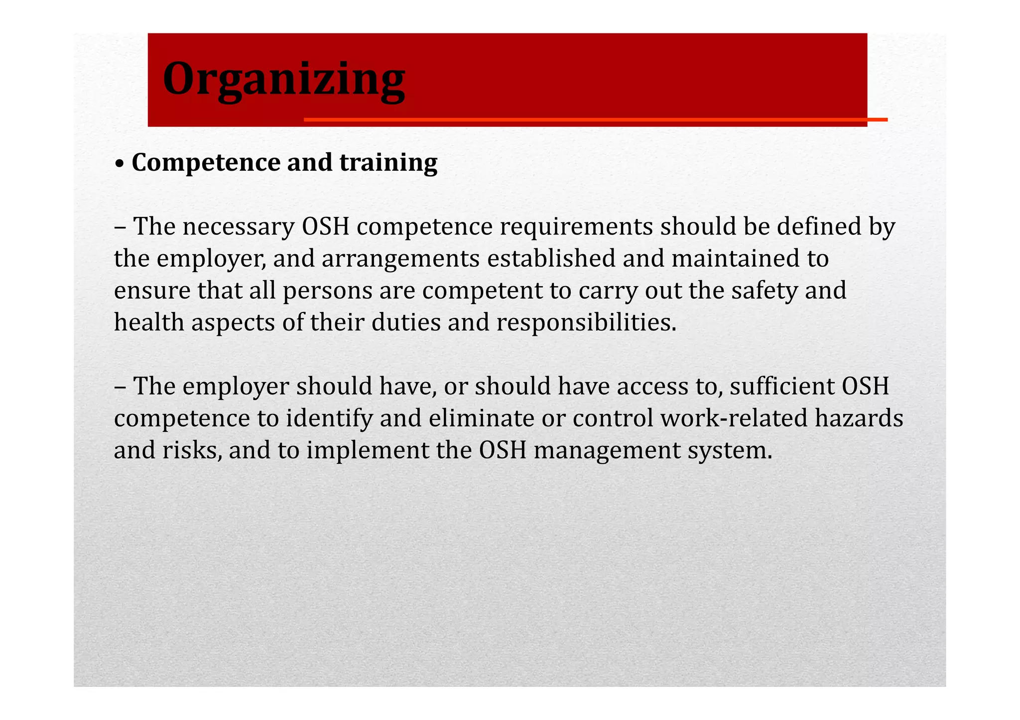 Module 3 OSH Management System MS1722:2003 OSH-MS | PDF