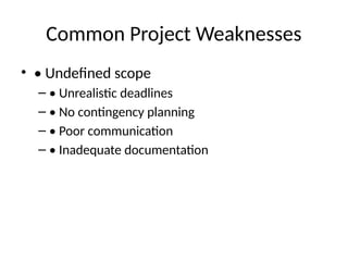 Comprehensive Guide to Project Management Fundamentals and P2 ...