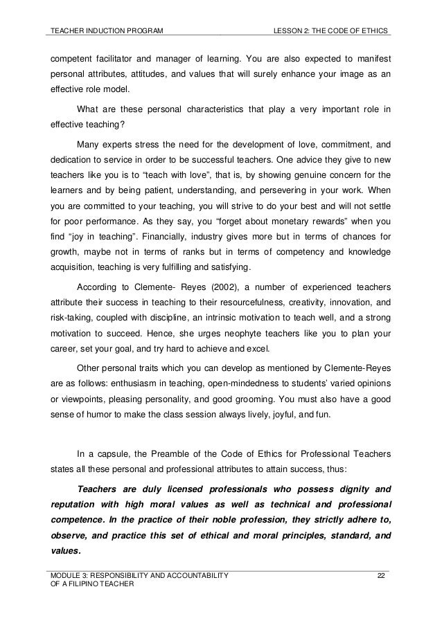 Module3responsibilityandaccountabilityofafilipinoteacher Module3responsibilityandaccountabilityofafilipinoteacher