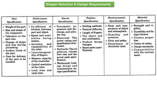 Gripper Selection & Design Requirements
 