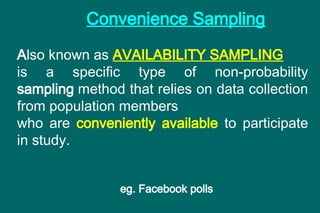 MODULE 3_Sampling Methods for health students | PPTX