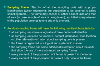 MODULE 3_Sampling Methods for health students | PPTX
