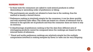 Sensory measurements in sensory evaluation | PPTX