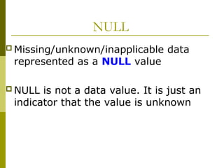 Module 3 _SQL Database Management System | PPT