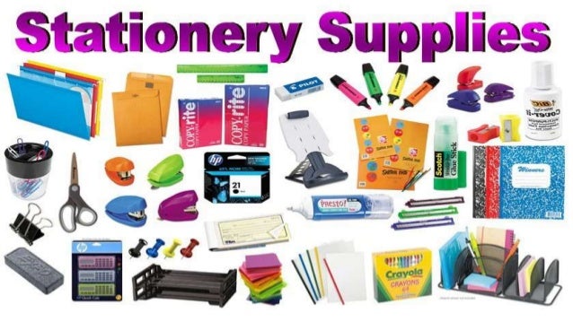 stationary and colours