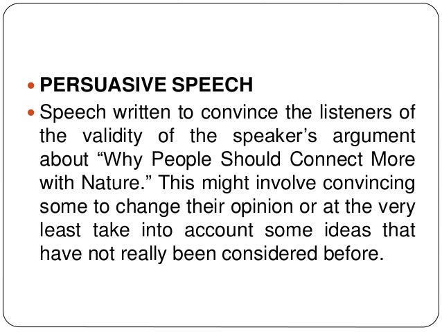 Persuasive speech examples image