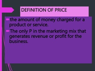 MODULE 3 THE MARKETING PLAN (ENTREPRENEURSHIP) | PPTX