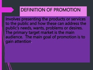 MODULE 3 THE MARKETING PLAN (ENTREPRENEURSHIP) | PPTX