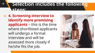 Selecting Interviewees MODULE 3_THE PROCESS OF RECRUITING, SELECTING, AND TRAINING EMPLOYEES.pptx