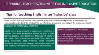Module 3 towards inclusive learning classrooms | PPTX