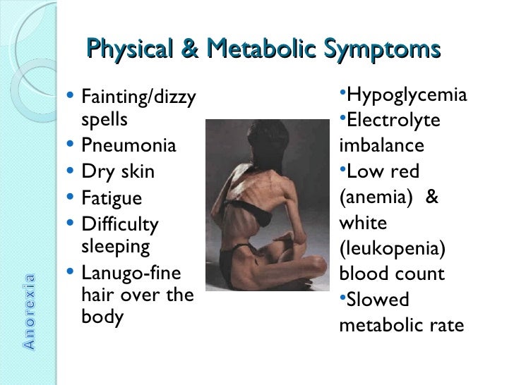 Medical Complications associated with Eating Disorders