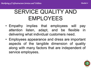 EMPLOYEES ROLE IN SERVICE DELIVERY - Module 4 | PPTX
