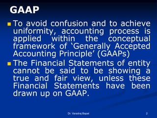 GAAP Accounting Standards & IFRS oct 2016 | PPTX