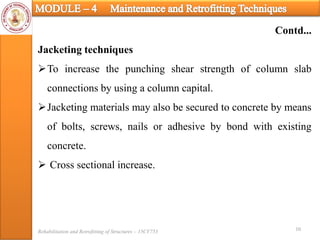 Maintenance and Retofitting of Concrete Structural members | PDF ...
