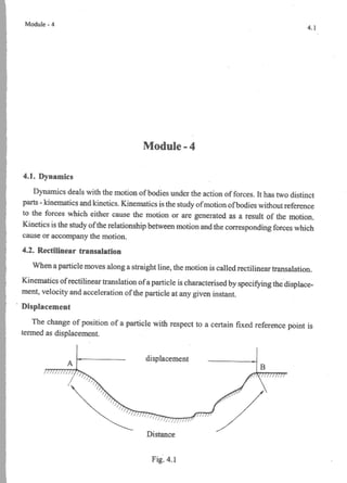 Module 4 engineering mechanics