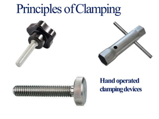 PrinciplesofClamping
Handoperated
clampingdevices
 