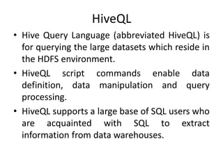 Hadoop eco system with mapreduce hive and pig | PDF
