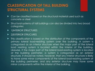 Major Building Classifications Construction technology for building high rise | PPTX