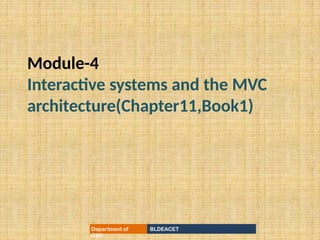 PPT ON SOFTWARE ARCHITECTURE module4 CSE | PPTX