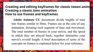 Animation And Interactivity Lesson in 2D Design | PPTX