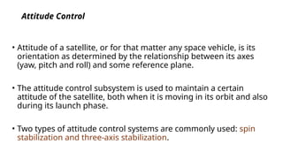 Satellite Hardware - Parts of Satellires | PPTX