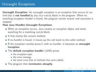 Module4.pdf for java ppt with easy full detailed explanation | PDF