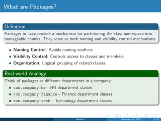 Module4.pdf for java ppt with easy full detailed explanation | PDF