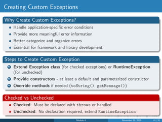 Module4.pdf for java ppt with easy full detailed explanation | PDF