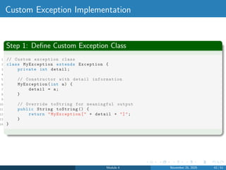 Module4.pdf for java ppt with easy full detailed explanation | PDF