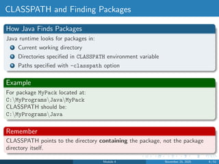 Module4.pdf for java ppt with easy full detailed explanation | PDF