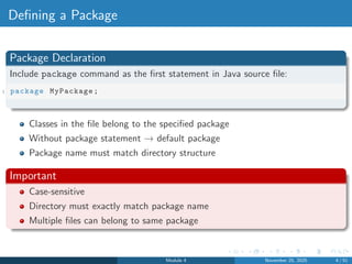Module4.pdf for java ppt with easy full detailed explanation | PDF