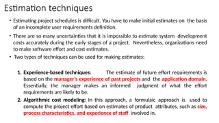 Comprehensive Software Project Estimation Techniques and COCOMO Models ...