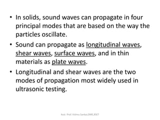 Comprehensive Overview of Ultrasonic Testing Principles and ...