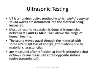 Comprehensive Overview of Ultrasonic Testing Principles and ...