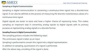 Comprehensive Overview of Sampling Techniques in Digital Communication ...
