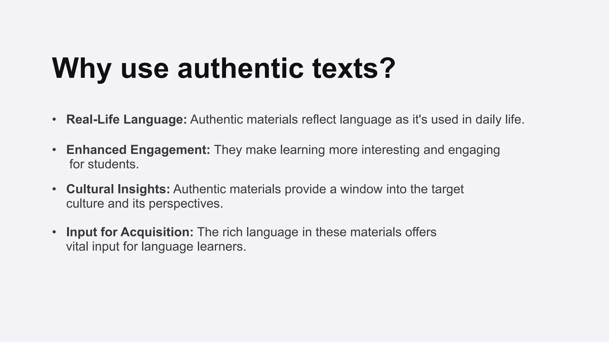 Module 4 - Authentic Texts in WL Instruction | PPT