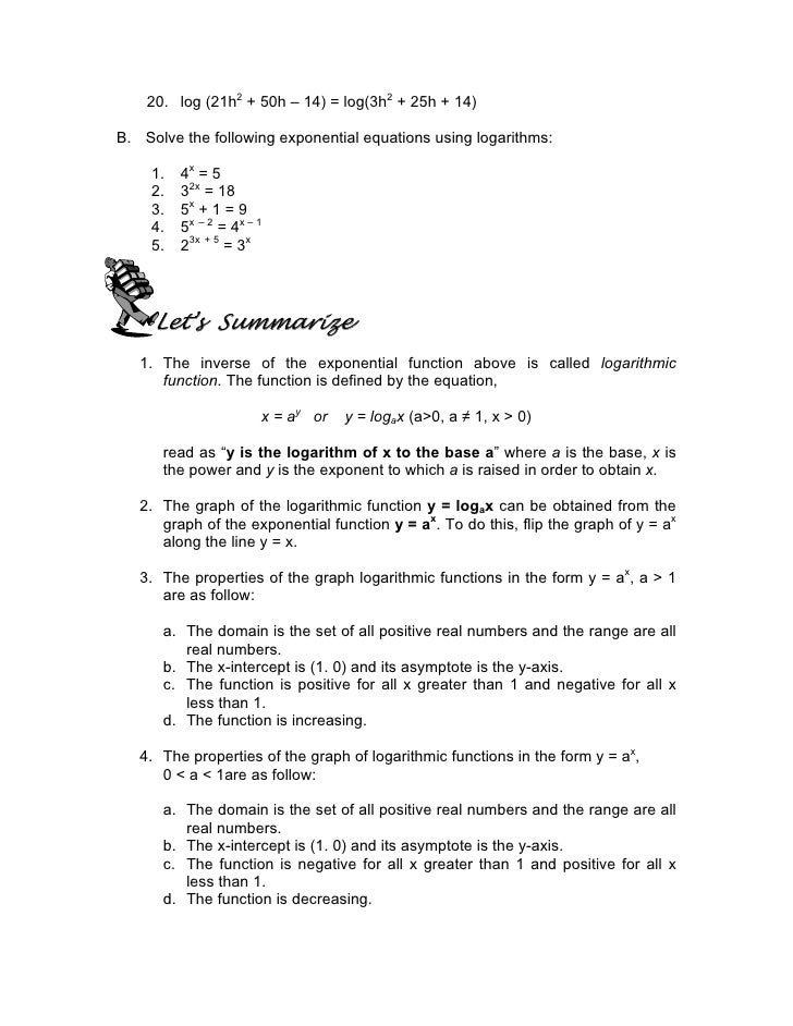 6(4x-1)=3 log 4 logarithmic Module functions and exponential 6(4x-1)=3 log 4 logarithmic Module functions and exponential