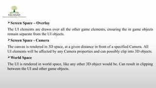 Comprehensive Guide to Designing Game User Interfaces with Unity | PPTX