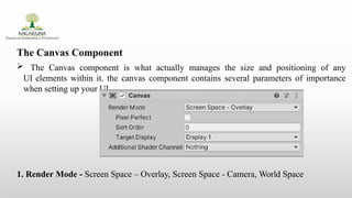 Comprehensive Guide to Designing Game User Interfaces with Unity | PPTX